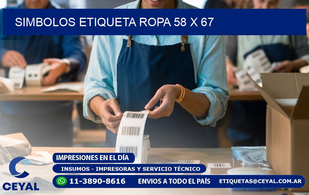 SIMBOLOS ETIQUETA ROPA 58 x 67