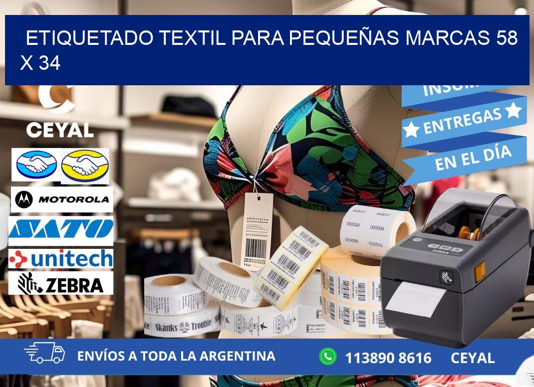 ETIQUETADO TEXTIL PARA PEQUEÑAS MARCAS 58 x 34