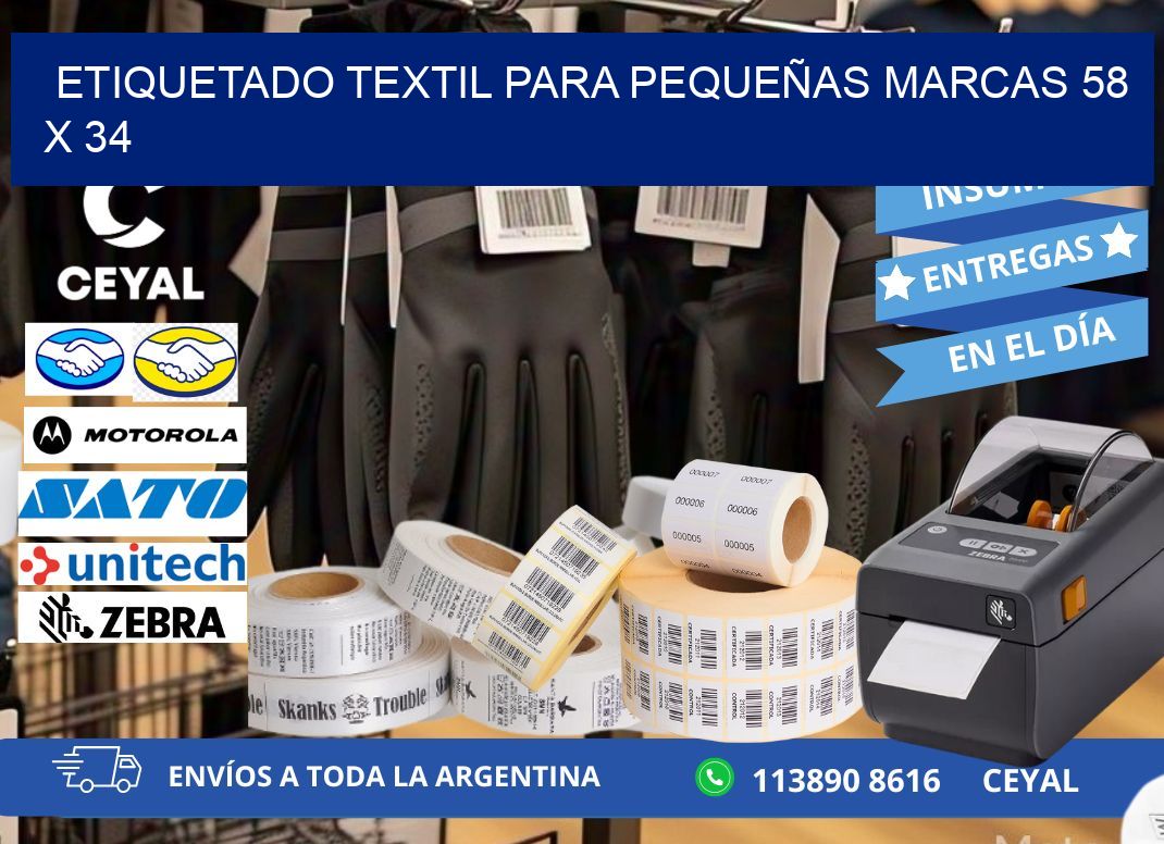 ETIQUETADO TEXTIL PARA PEQUEÑAS MARCAS 58 x 34