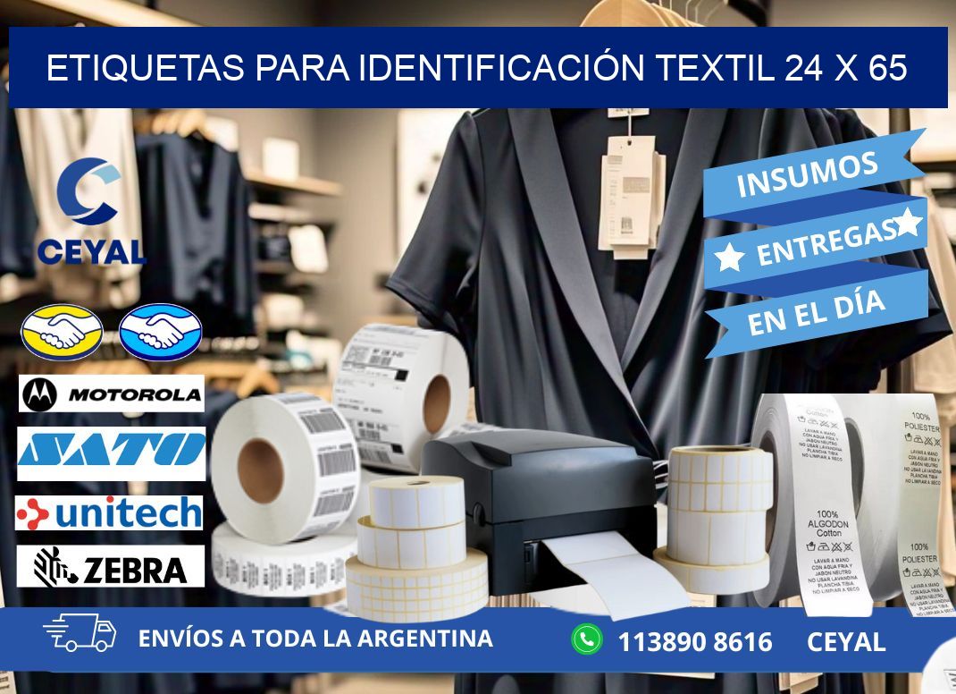 ETIQUETAS PARA IDENTIFICACIÓN TEXTIL 24 x 65