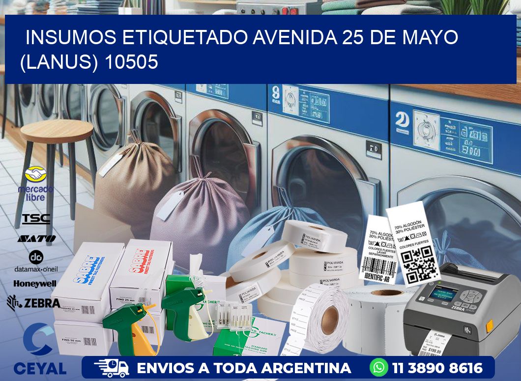 INSUMOS ETIQUETADO Avenida 25 de Mayo (lanus) 10505