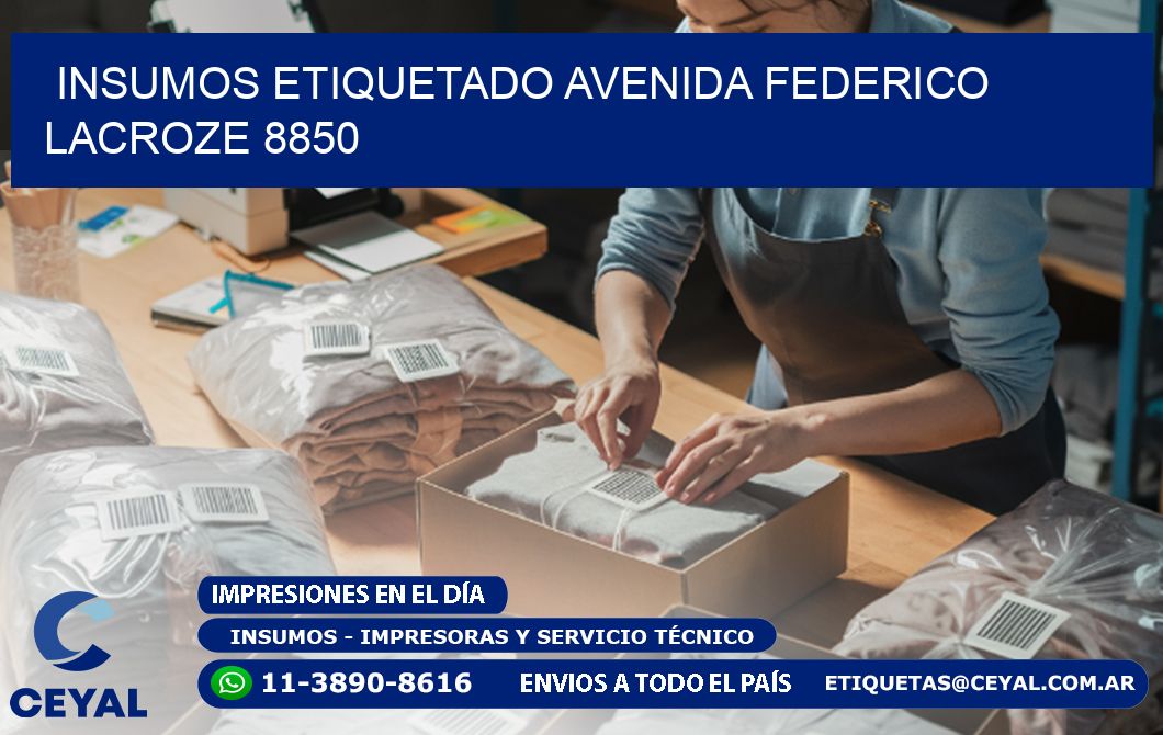 INSUMOS ETIQUETADO Avenida Federico Lacroze 8850