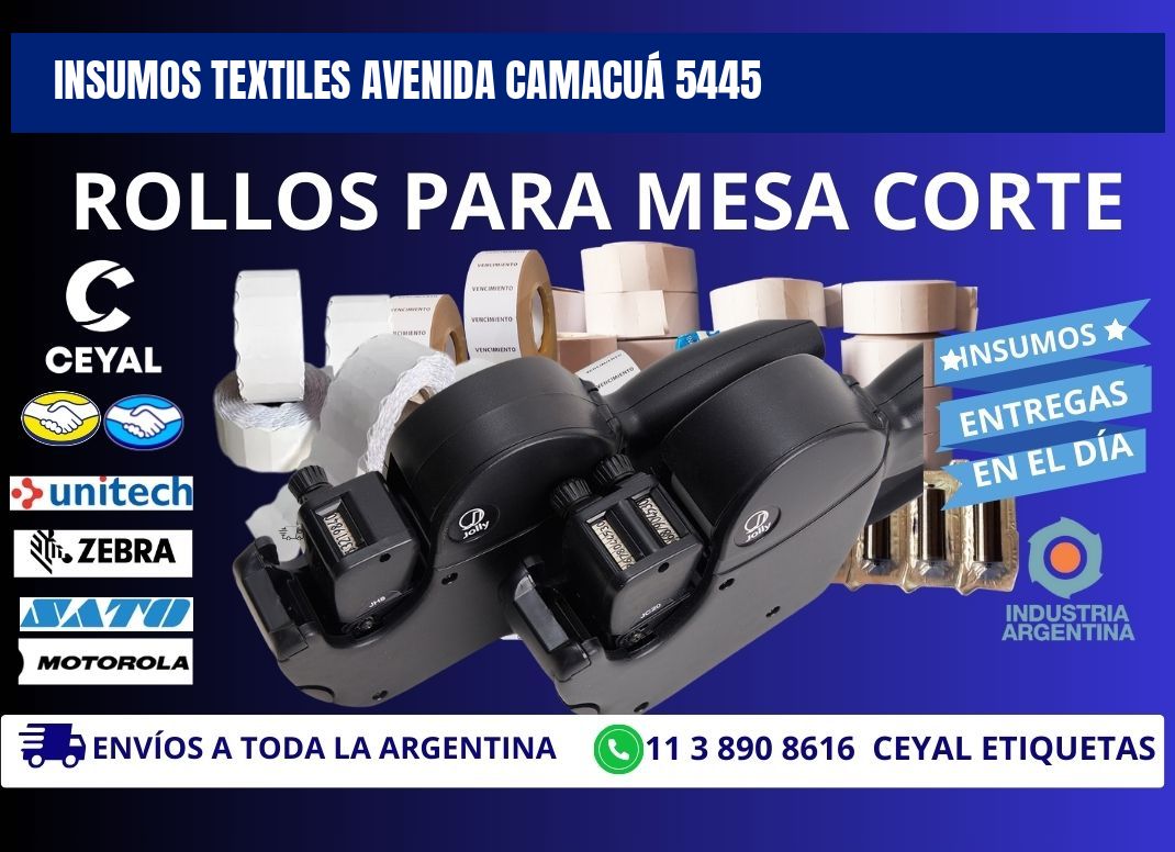 INSUMOS TEXTILES AVENIDA CAMACUÁ 5445