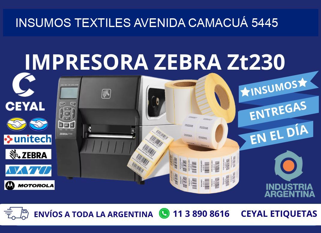 INSUMOS TEXTILES AVENIDA CAMACUÁ 5445