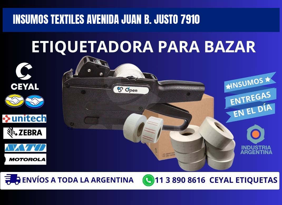 INSUMOS TEXTILES AVENIDA JUAN B. JUSTO 7910