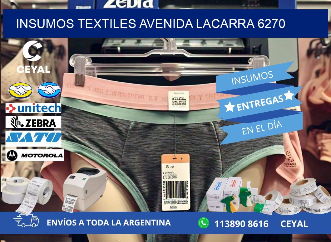 INSUMOS TEXTILES AVENIDA LACARRA 6270