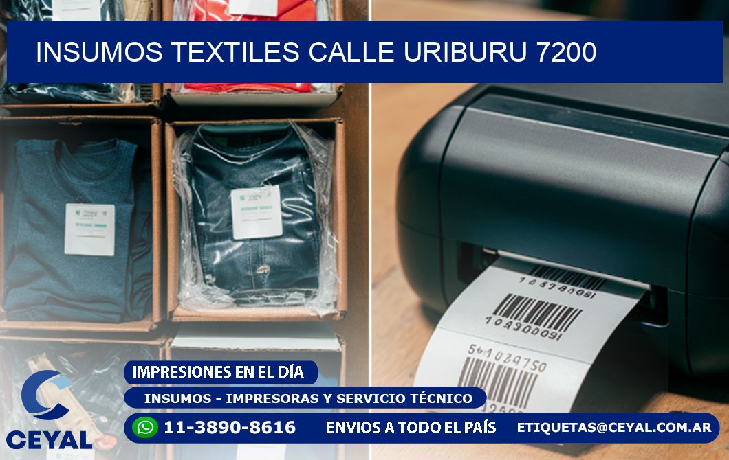 INSUMOS TEXTILES CALLE URIBURU 7200