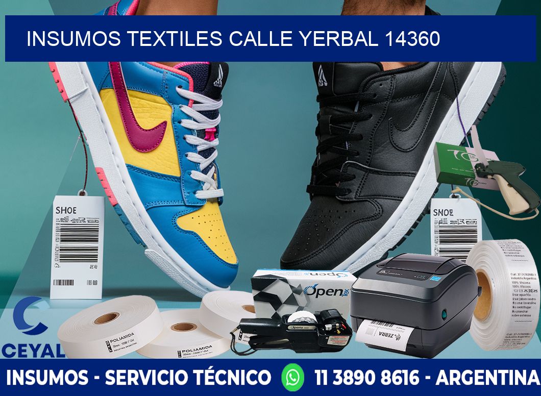 INSUMOS TEXTILES CALLE YERBAL 14360