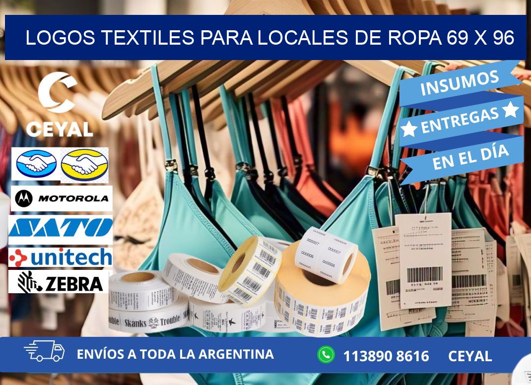 LOGOS TEXTILES PARA LOCALES DE ROPA 69 x 96