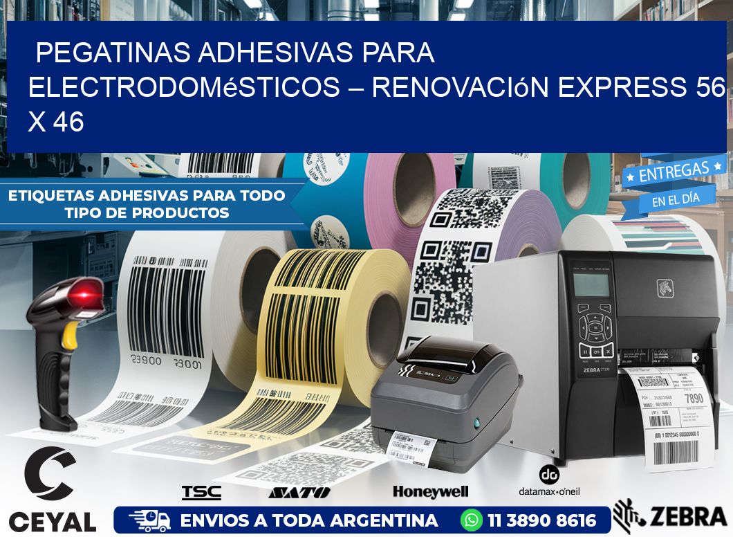 Pegatinas Adhesivas para Electrodomésticos – Renovación Express 56 x 46