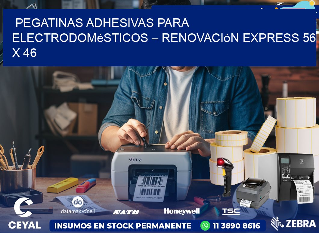 Pegatinas Adhesivas para Electrodomésticos – Renovación Express 56 x 46