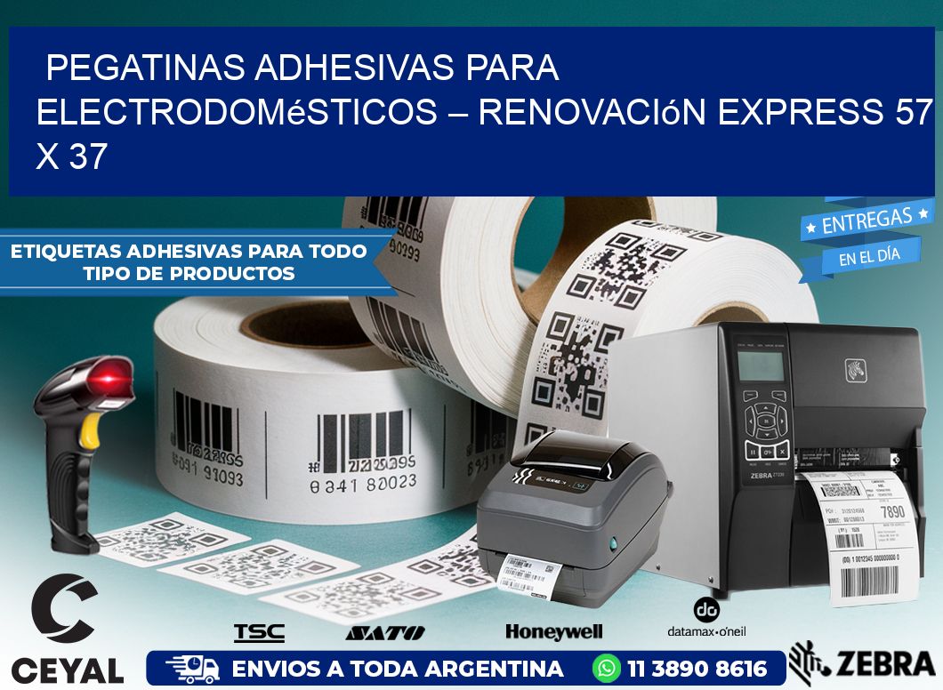 Pegatinas Adhesivas para Electrodomésticos – Renovación Express 57 x 37