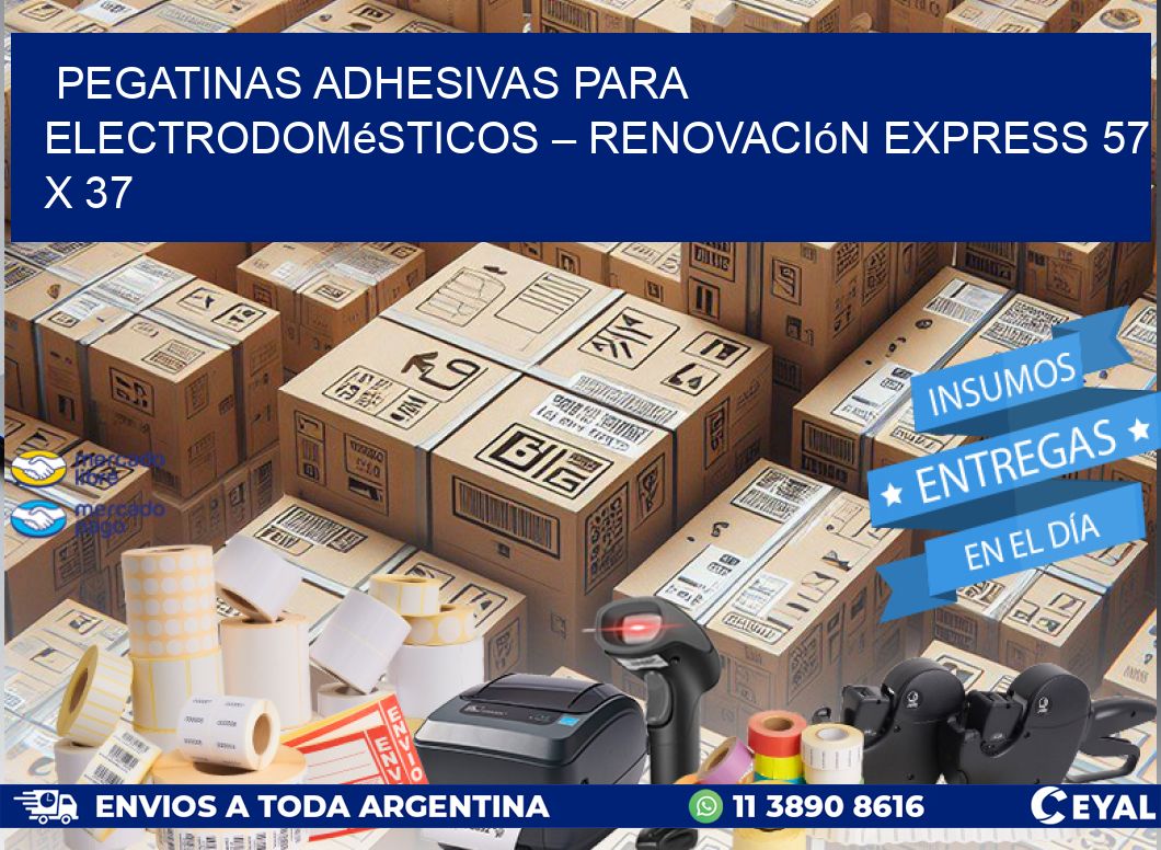 Pegatinas Adhesivas para Electrodomésticos – Renovación Express 57 x 37