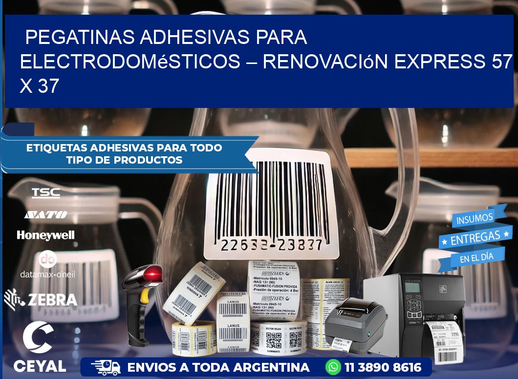 Pegatinas Adhesivas para Electrodomésticos – Renovación Express 57 x 37