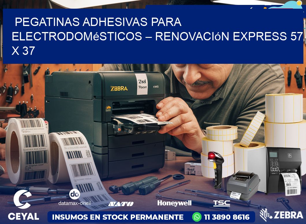 Pegatinas Adhesivas para Electrodomésticos – Renovación Express 57 x 37