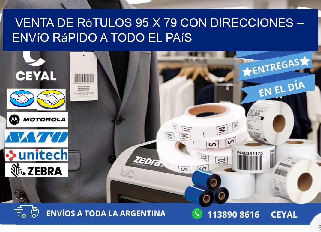 Venta de Rótulos 95 x 79 con Direcciones – Envío Rápido a Todo el País