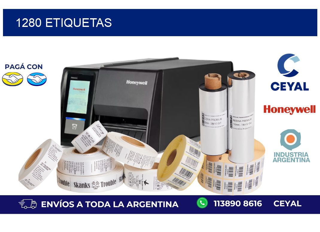 1280 ETIQUETAS