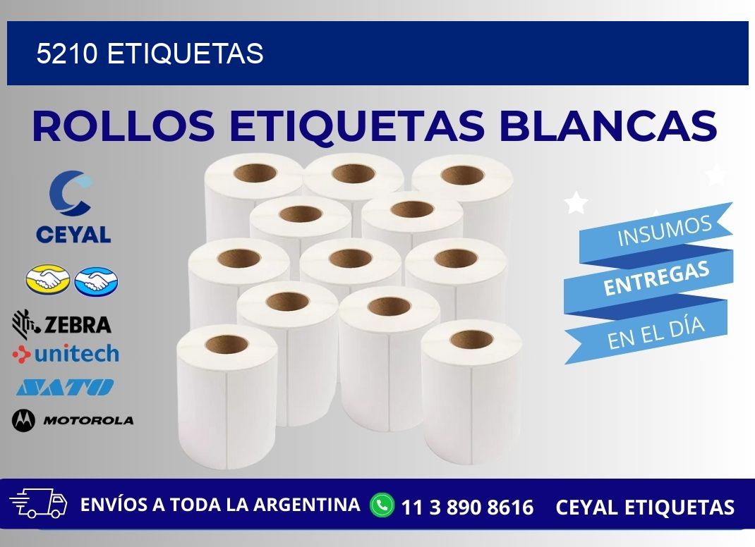 5210 ETIQUETAS