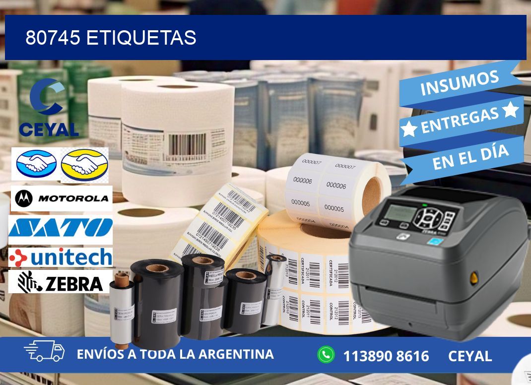 80745 ETIQUETAS
