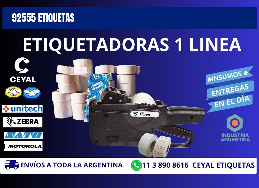 92555 ETIQUETAS