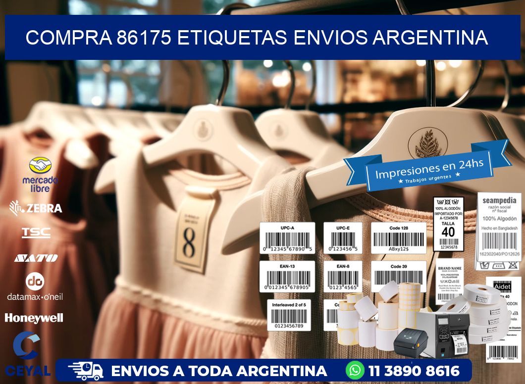 COMPRA 86175 ETIQUETAS ENVIOS ARGENTINA