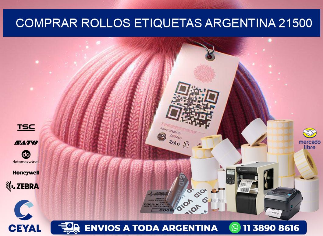 COMPRAR ROLLOS ETIQUETAS ARGENTINA 21500