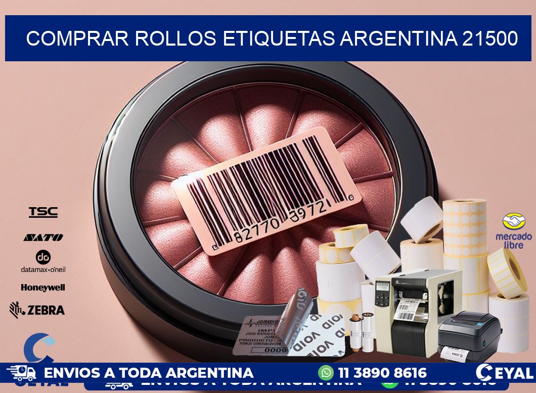 COMPRAR ROLLOS ETIQUETAS ARGENTINA 21500