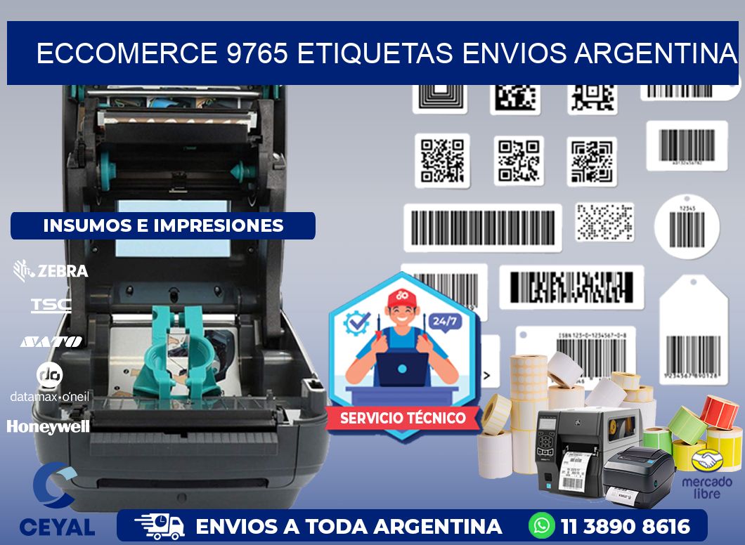 ECCOMERCE 9765 ETIQUETAS ENVIOS ARGENTINA