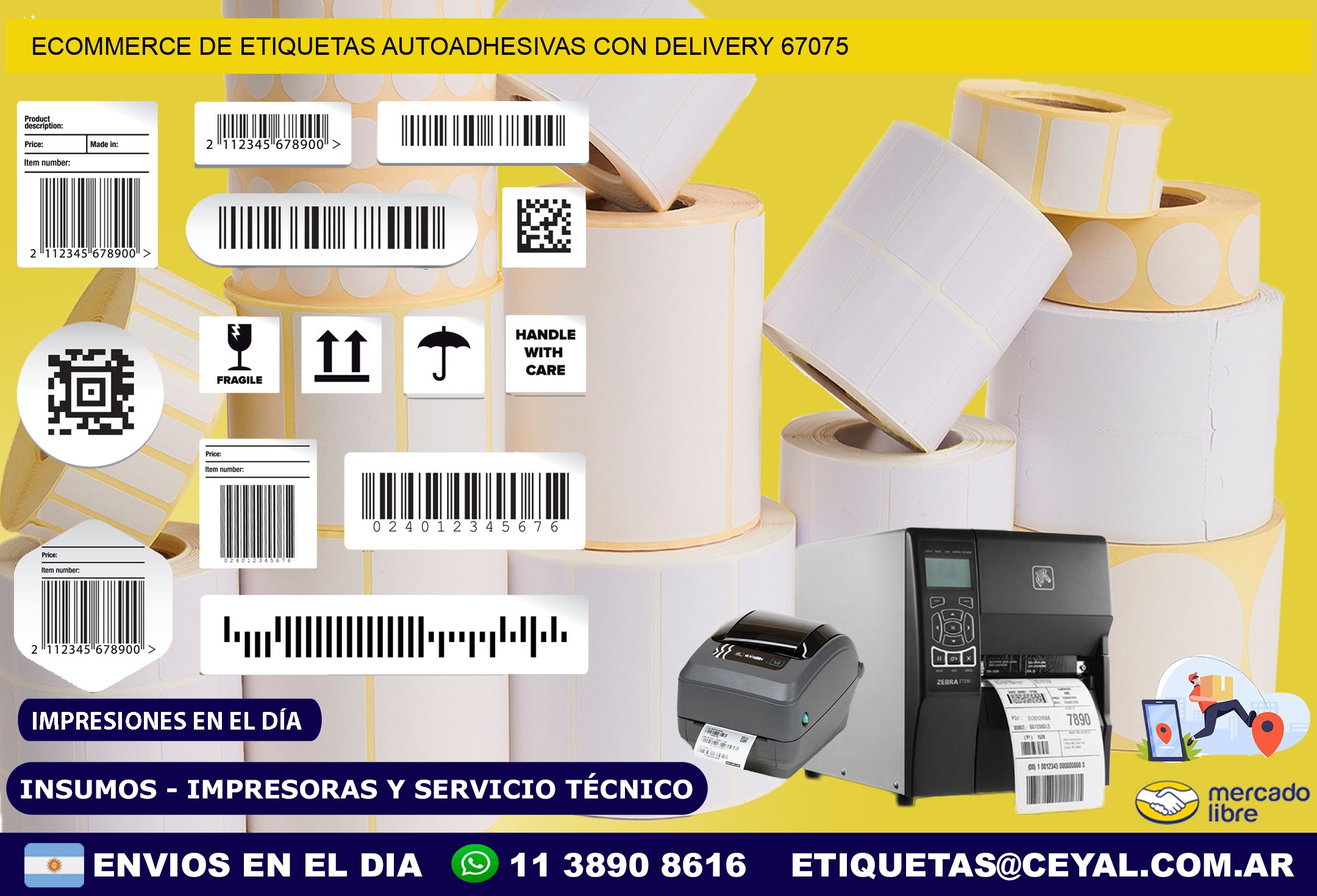 Ecommerce de Etiquetas Autoadhesivas con Delivery 67075