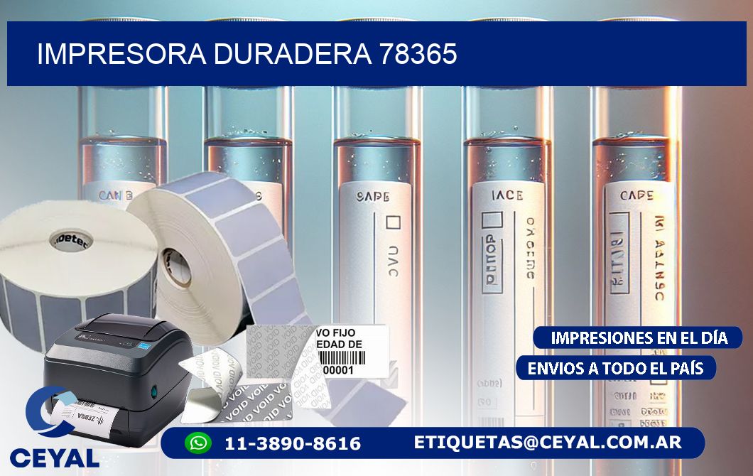 IMPRESORA DURADERA 78365