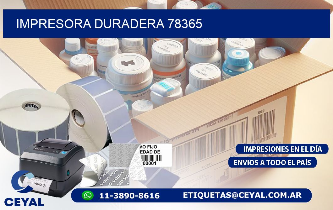 IMPRESORA DURADERA 78365