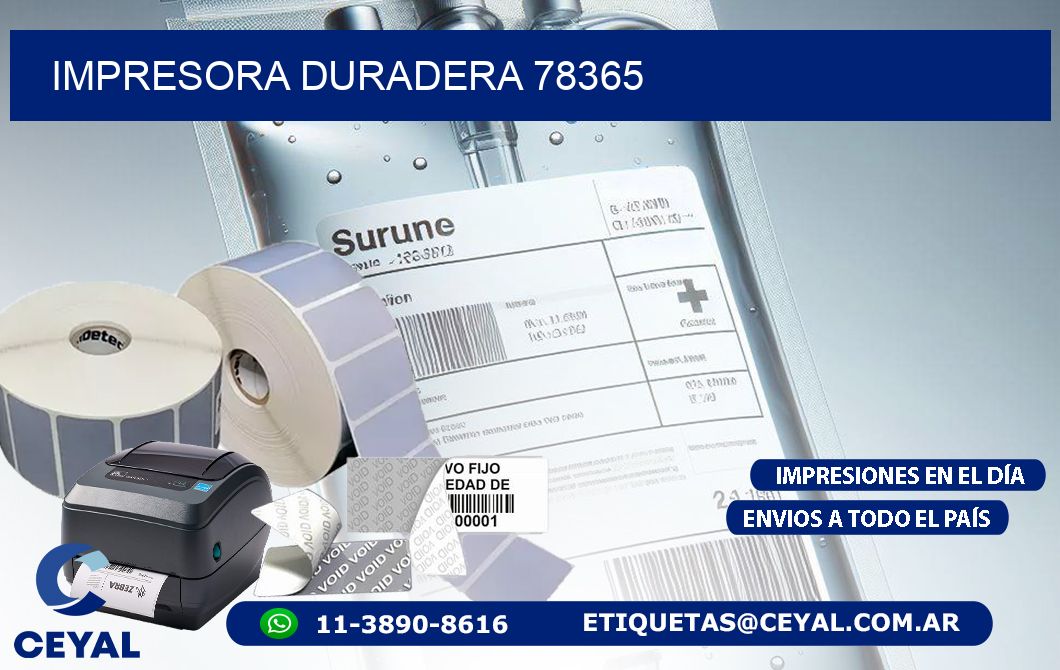 IMPRESORA DURADERA 78365