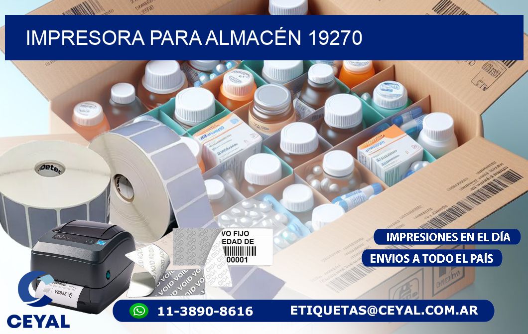 IMPRESORA PARA ALMACÉN 19270