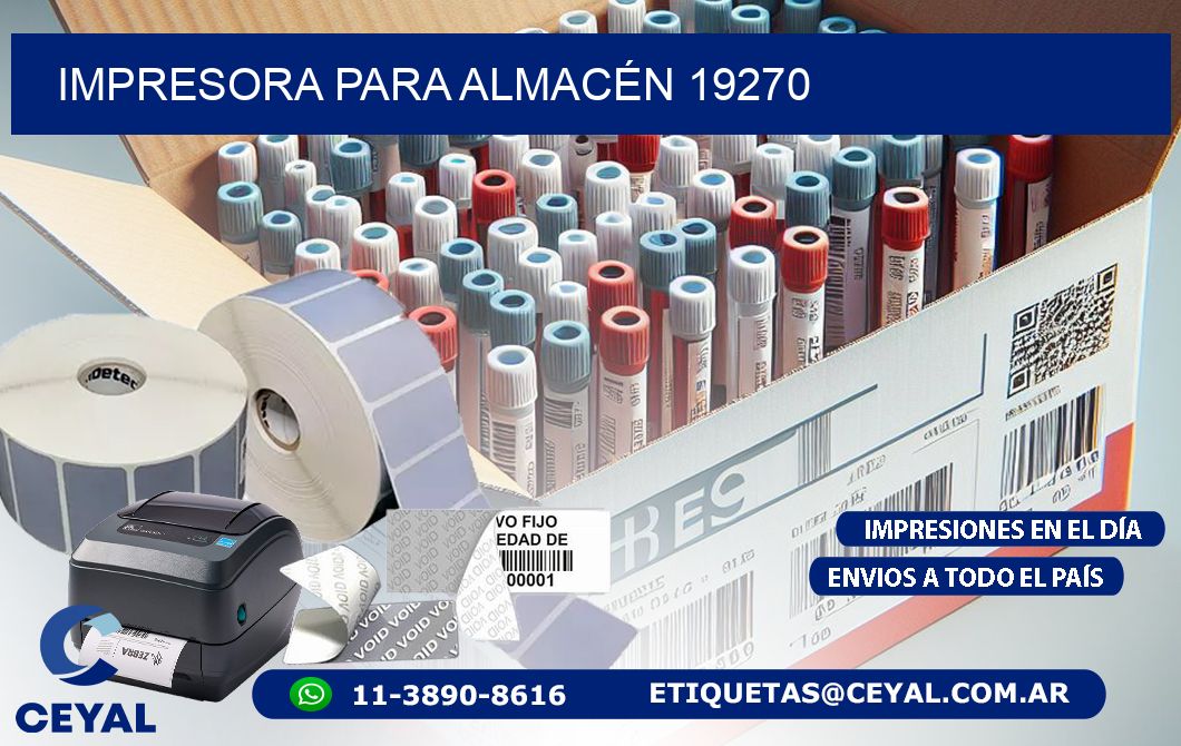 IMPRESORA PARA ALMACÉN 19270