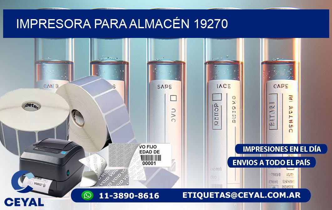 IMPRESORA PARA ALMACÉN 19270