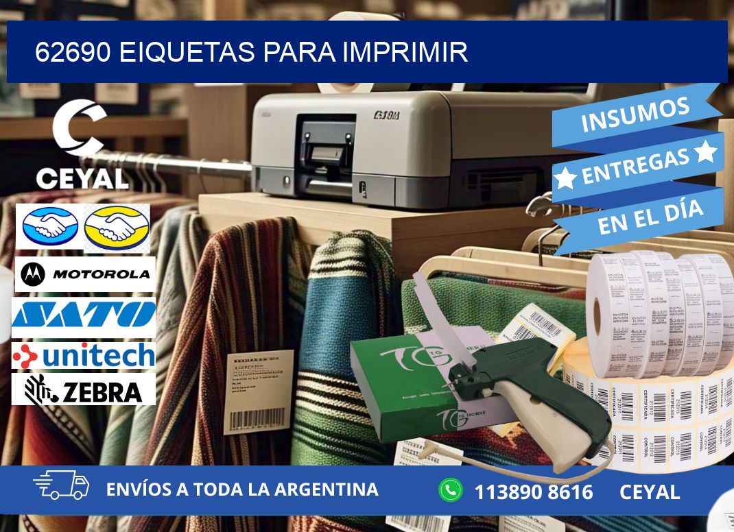 62690 EIQUETAS PARA IMPRIMIR
