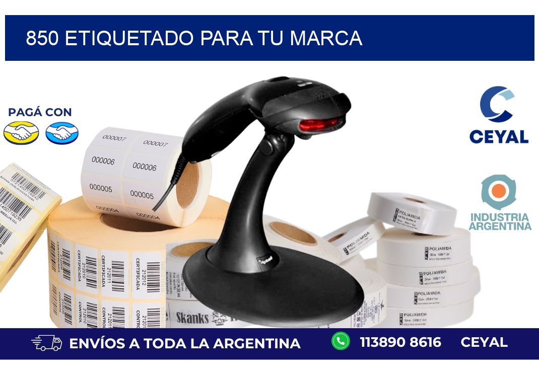 850 ETIQUETADO PARA TU MARCA