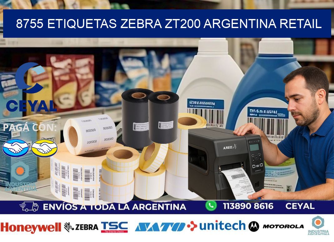 8755 etiquetas zebra zt200 argentina RETAIL