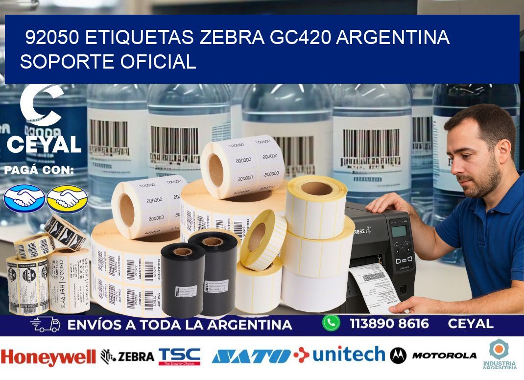 92050 etiquetas zebra gc420 argentina SOPORTE OFICIAL